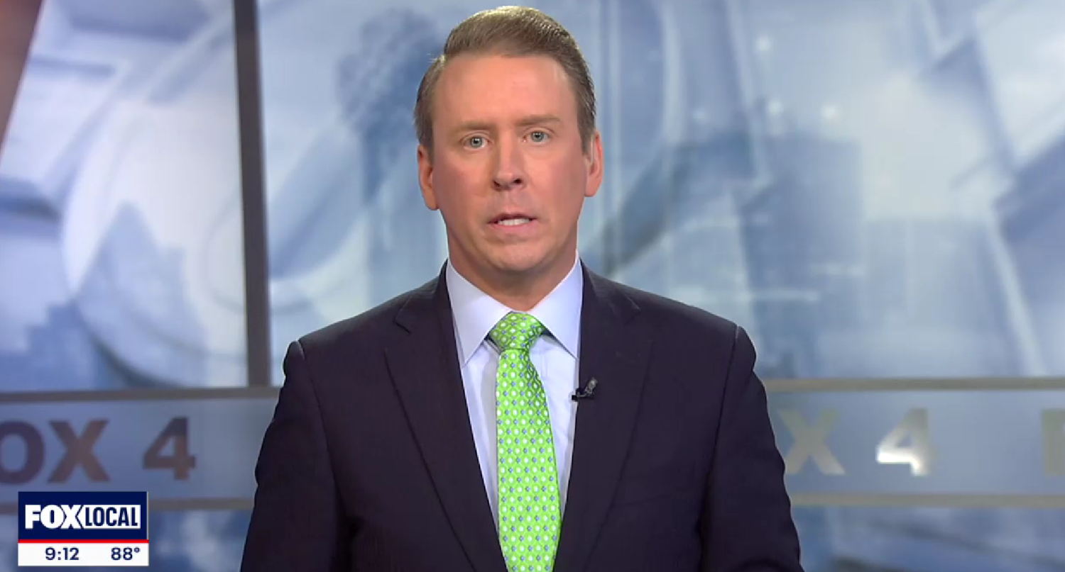 Fox 4 News DFW's Casey Stegall hosted a news special on the Iran conflict that replaced the end of a Mets-Phillies game.