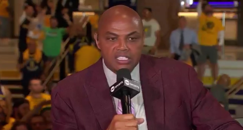 Charles Barkley signing off TNT for the last time.