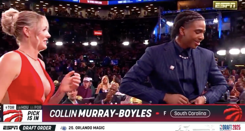 Collin Murray-Boyles Toronto Raptors NBA Draft