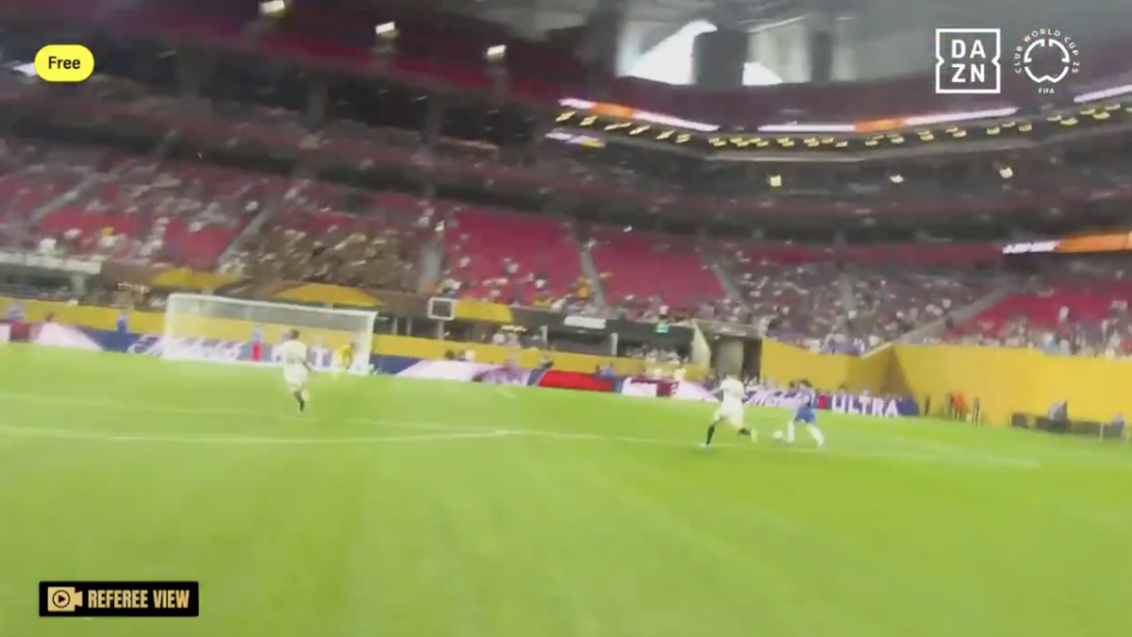DAZN Club World Cup ref cam is simply stunning