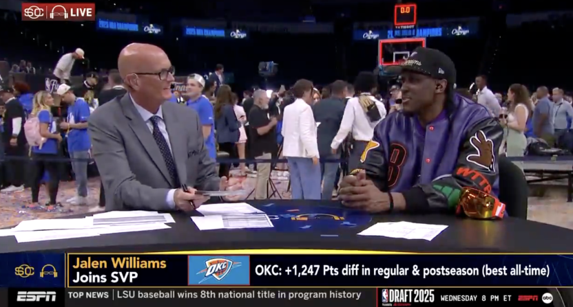 Scott Van Pelt NBA Finals postgame SVP SportsCenter Thunder