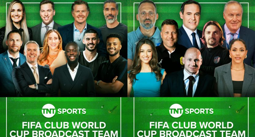 The TNT Sports/DAZN commentators for English-language U.S. coverage of the FIFA Club World Cup.