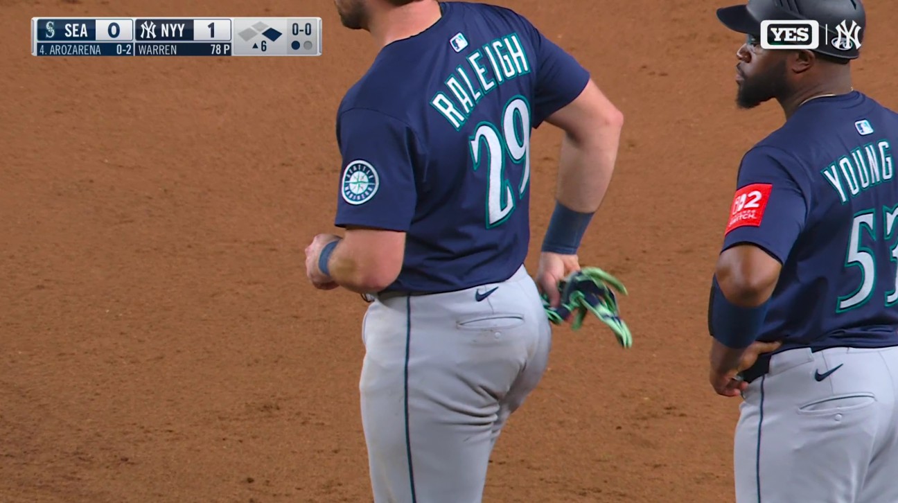 Why is Cal Raleigh the "Big Dumper?" YES provided a detailed explanation, complete with visual aids for anyone who was still unclear. Photo Credit: YES Network.