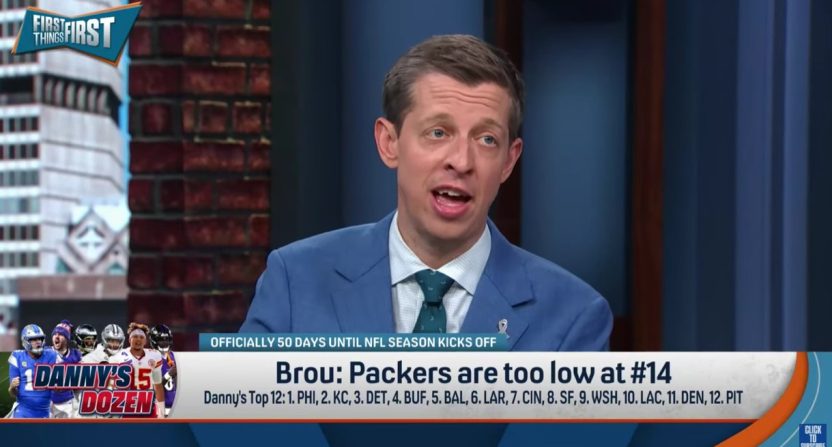 While he couldn't go into specifics, Danny Parkins said on Wednesday that an announcement about a new FS1 show is likely coming soon. Photo Credit: FS1/First Things First.