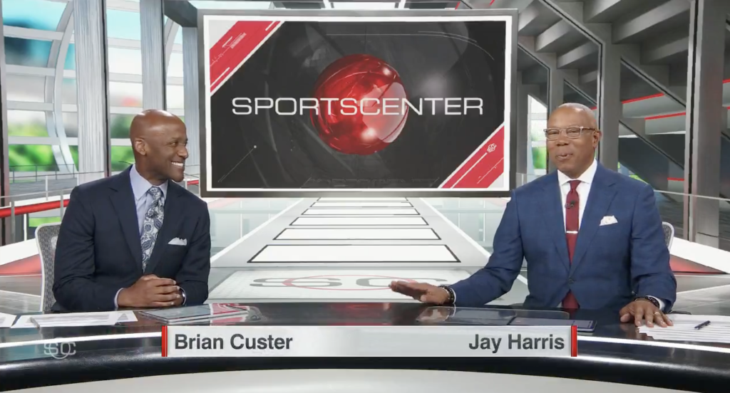 Jay Harris welcomed back to ESPN after successful prostate cancer surgery