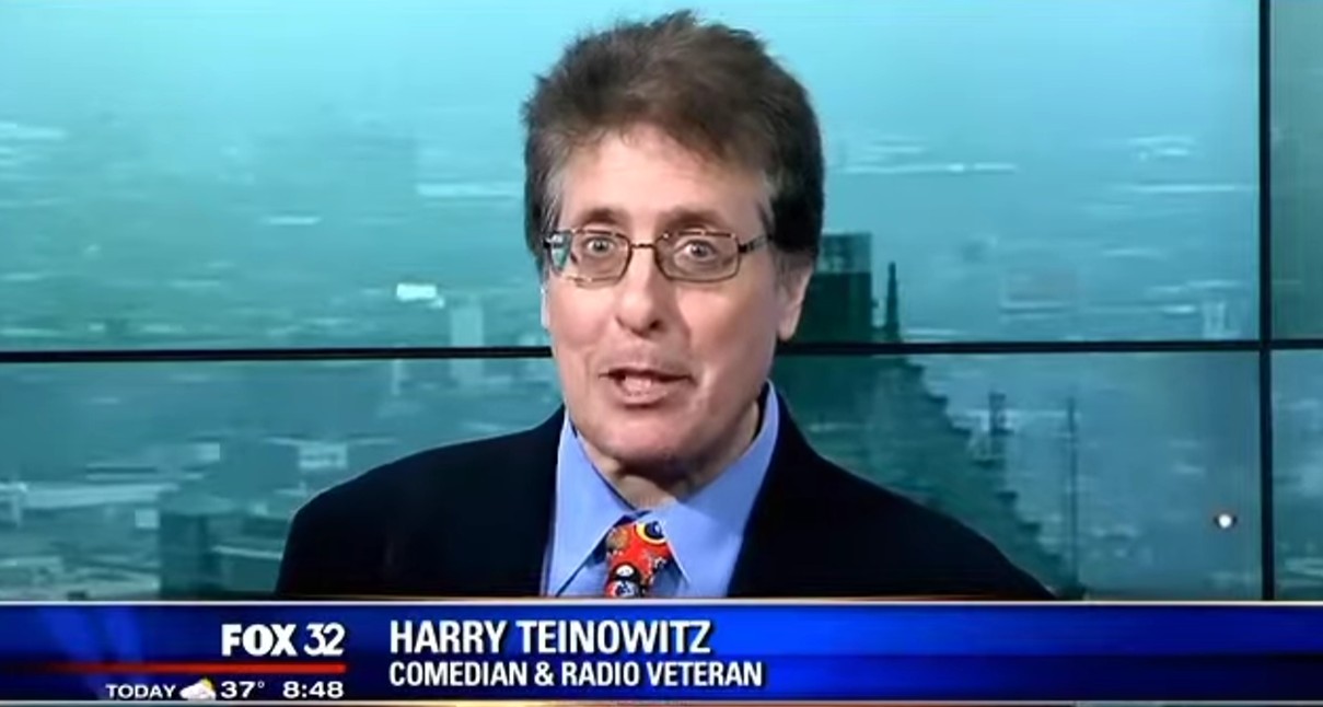Harry Teinowitz, former host of Mac, Jurko and Harry on ESPN 1000 in Chicago, has passed away at the age of 64. Photo Credit: Fox 32, Chicago.