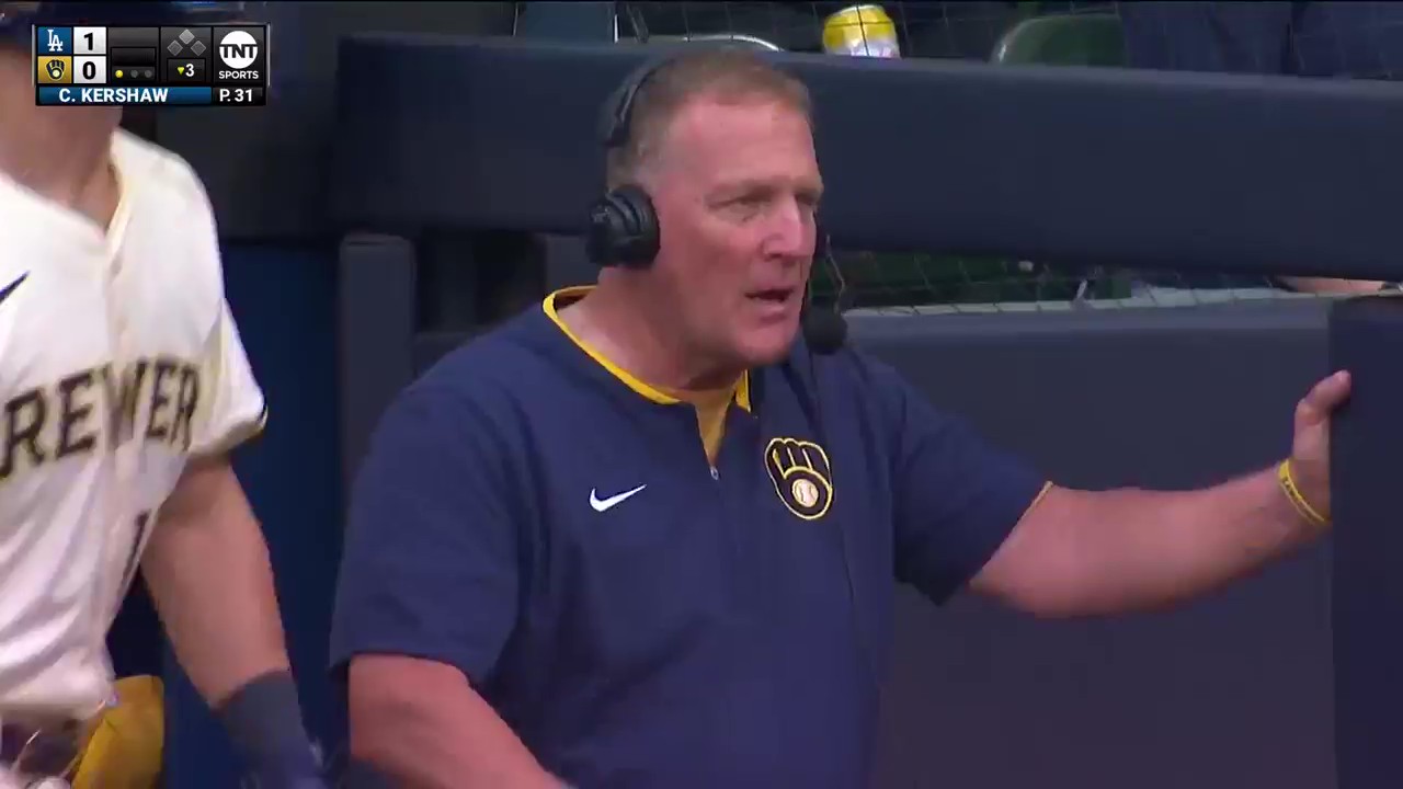 Milwaukee Brewers manager Pat Murphy. Photo Credit: TBS