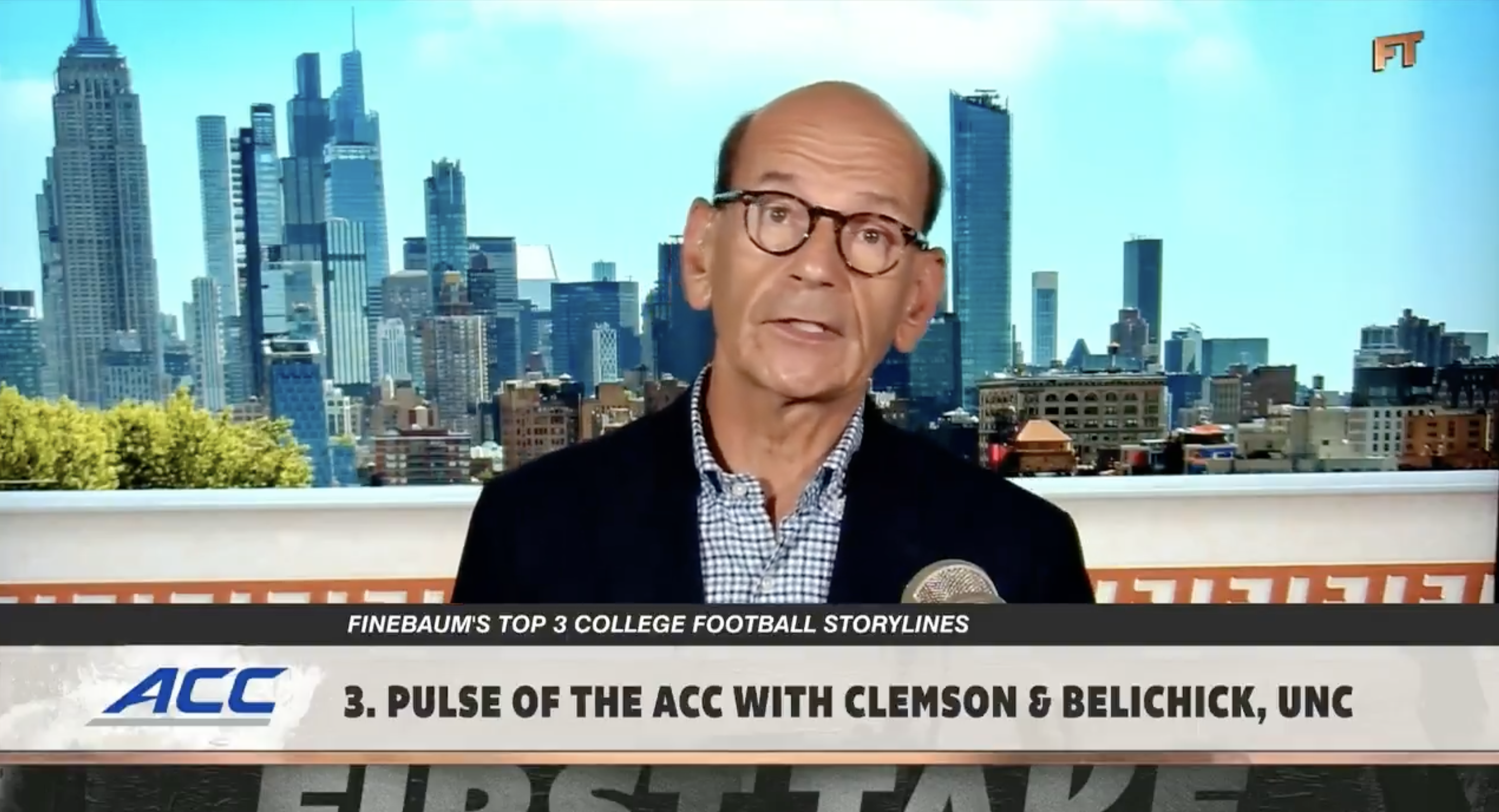 Paul Finebaum on 'First Take' previewing the UNC Tar Heels' first season under Bill Belichick