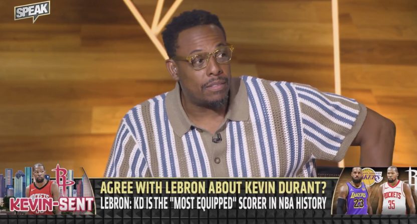 Paul Pierce appears on 'Speak'. Photo Credit: FS1