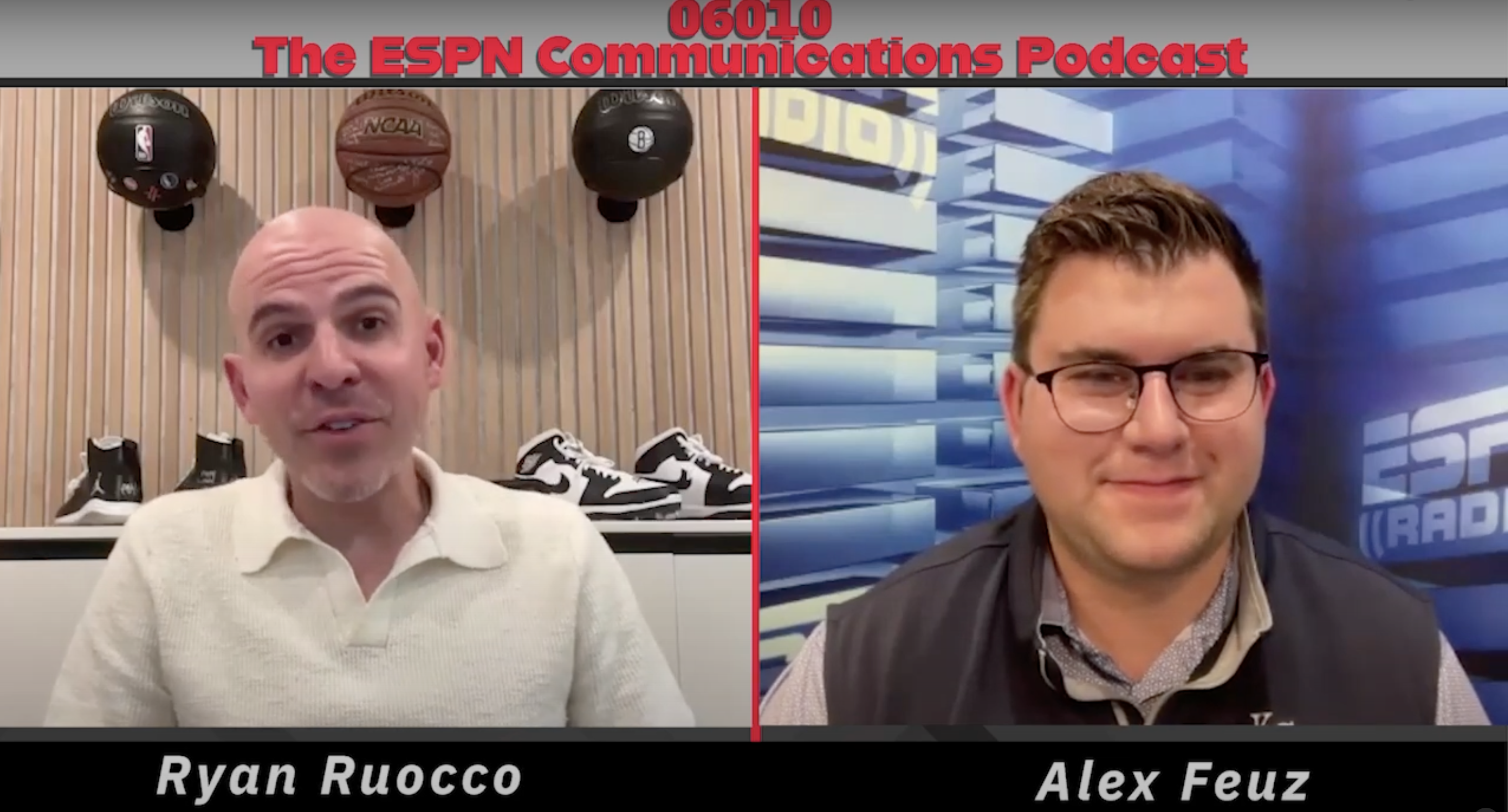Ryan Ruocco on the 06010 ESPN Communications Podcast