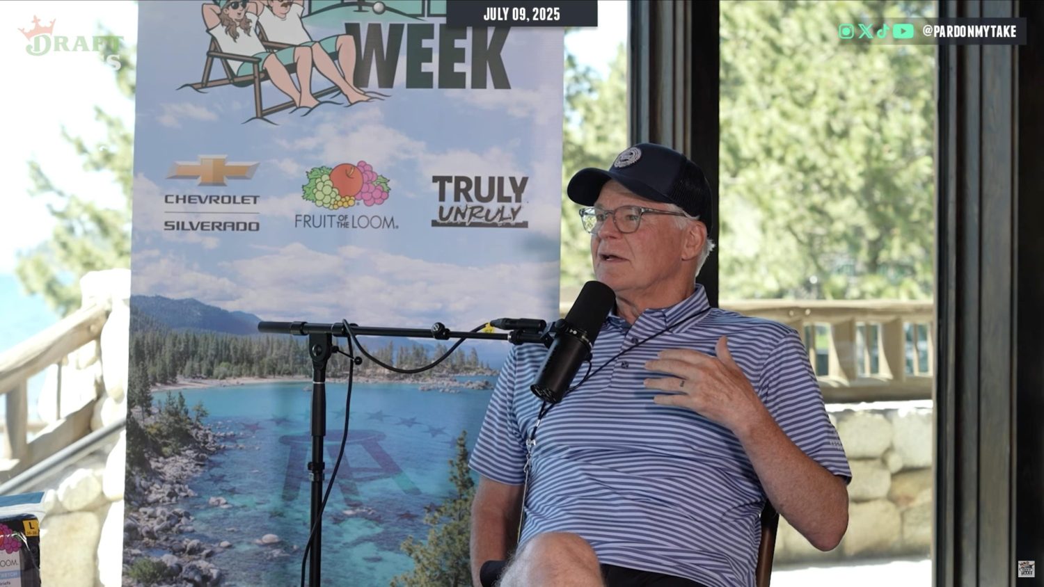 Dan Patrick discussing his ESPN exit with Pardon My Take