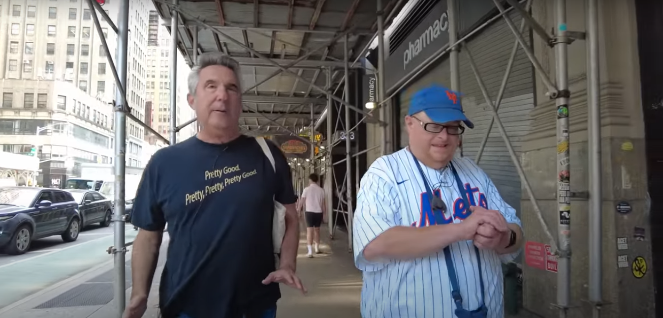 Barstool Sports personality Frank "The Tank" Fleming alongside New York Post's Jon Heyman