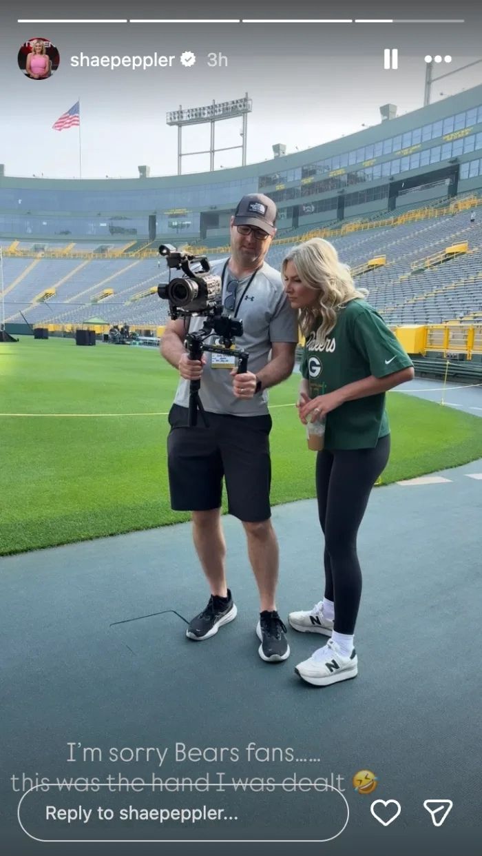 Former Bears reporter Shae Peppler Cornette apologizes for wearing Packers shirt