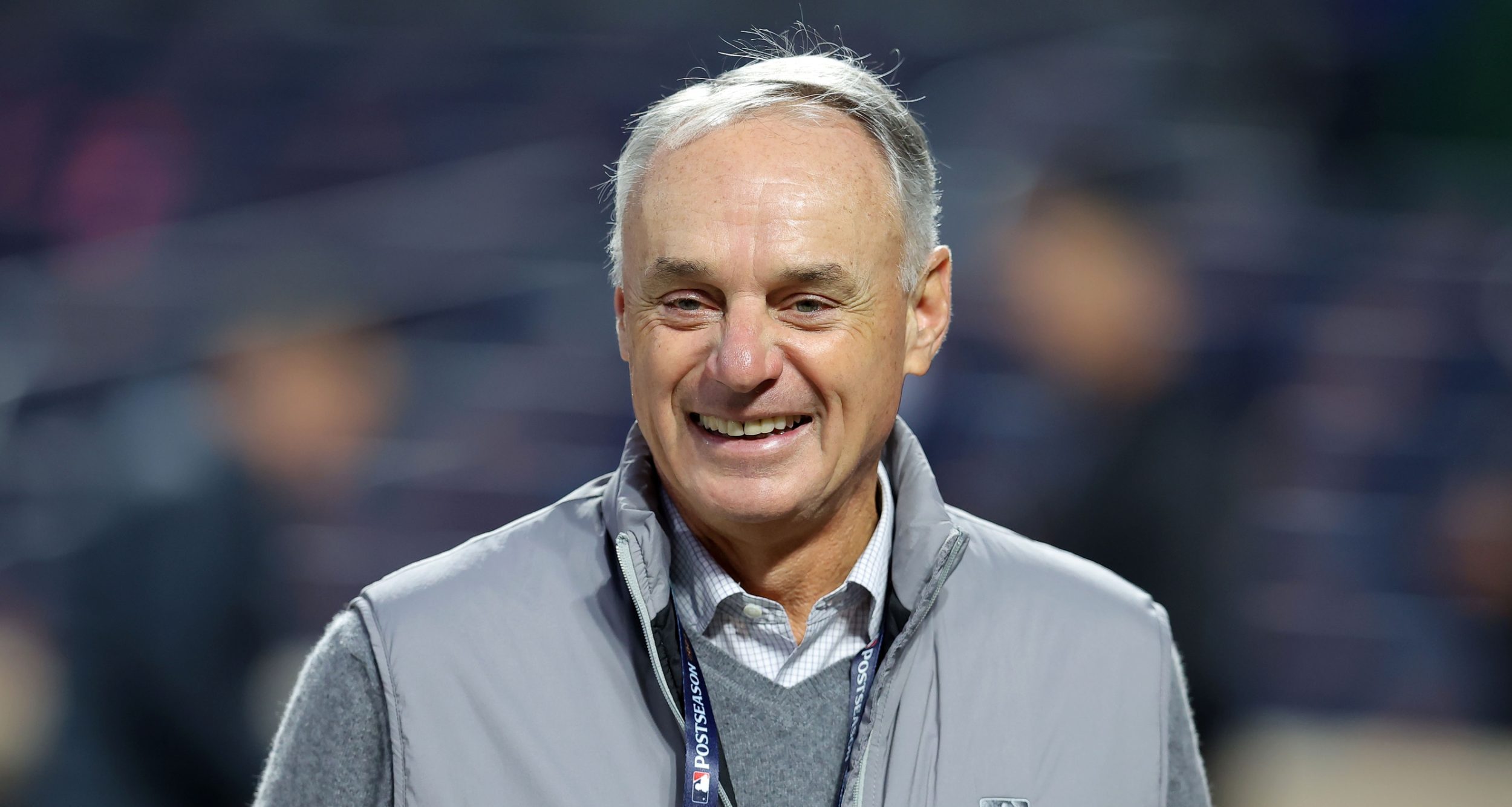 MLB Commissioner Rob Manfred before game three of the NLCS for the 2024 MLB playoffs at Citi Field.