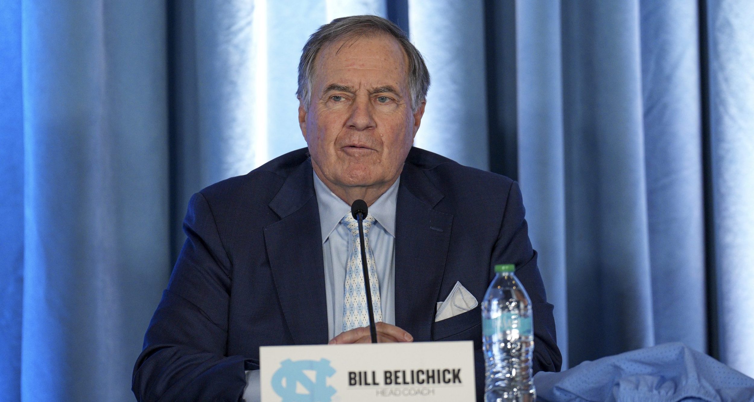 North Carolina Tar Heels new head coach Bill Belichick