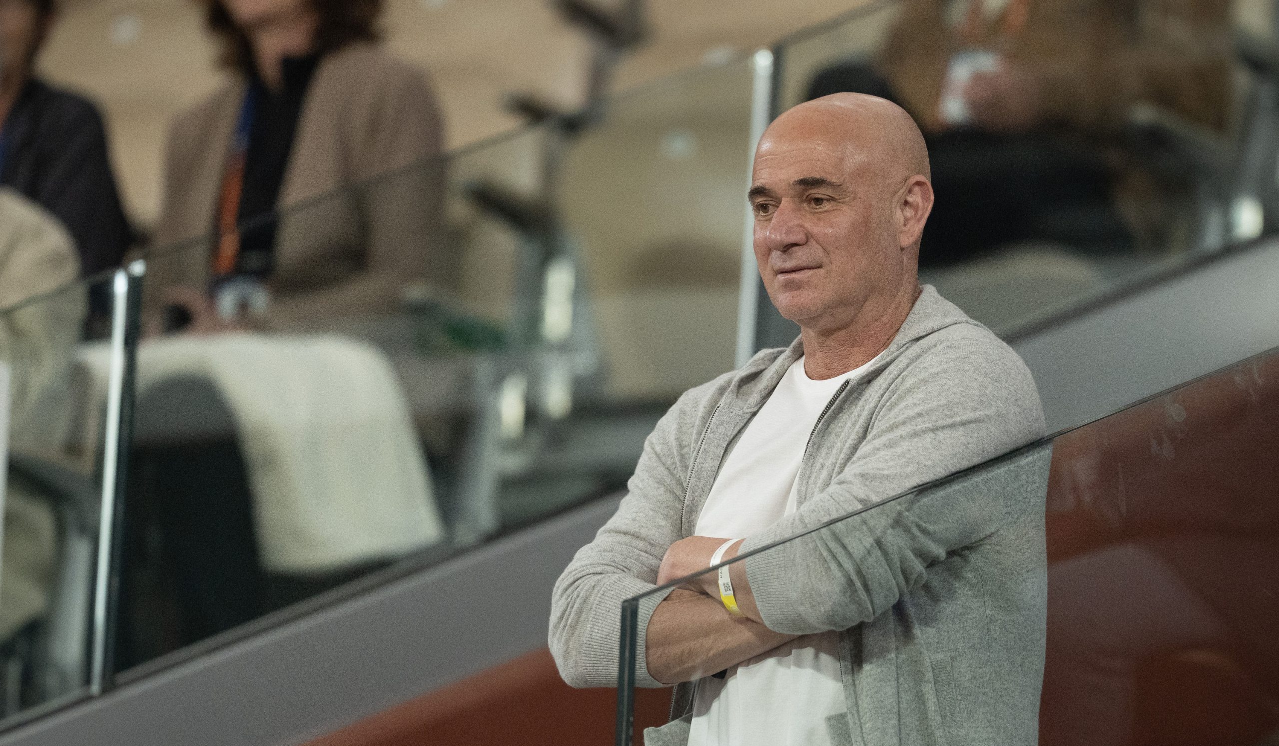 Andre Agassi. Mandatory Credit: Susan Mullane-Imagn Images