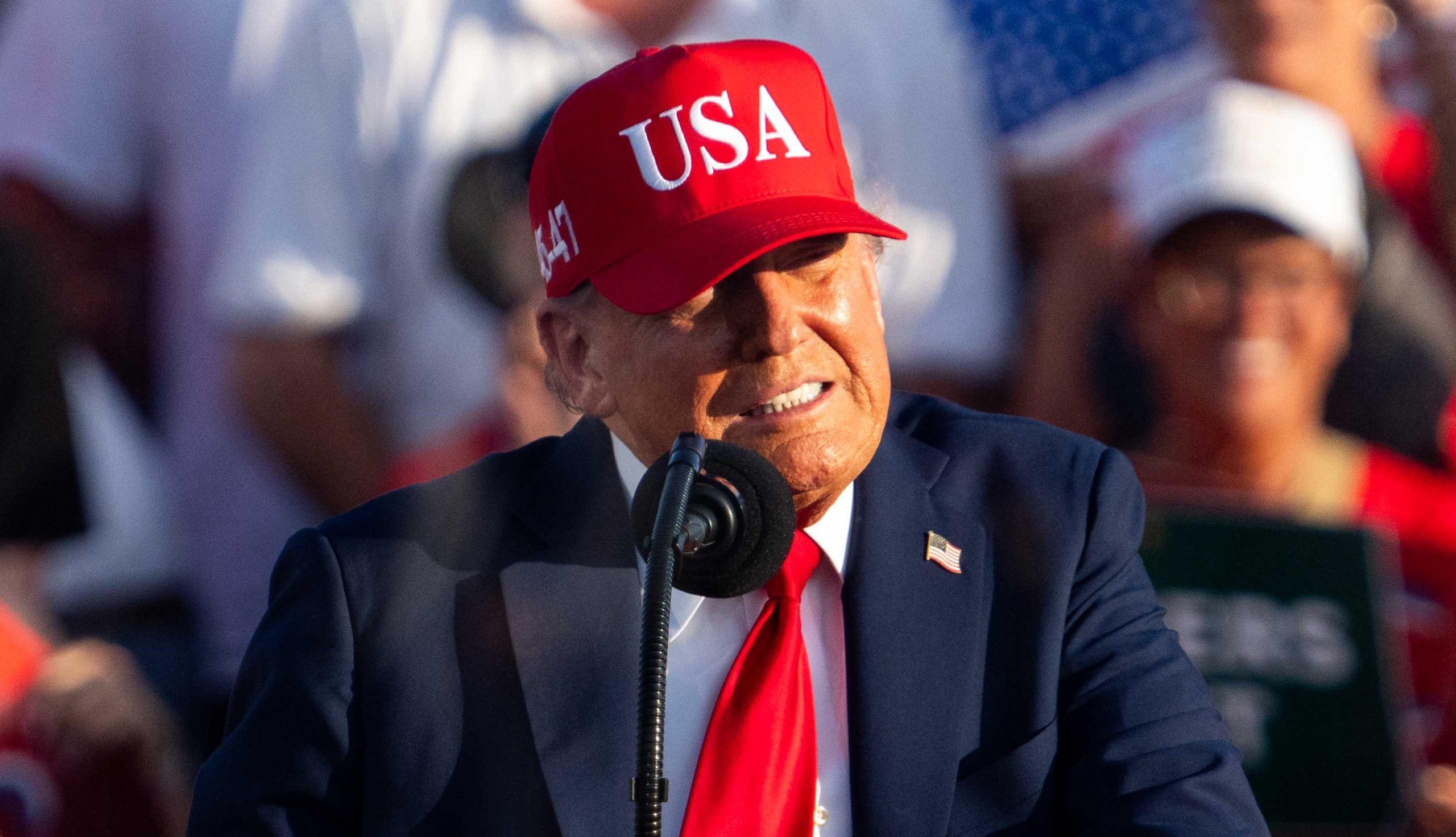 United States President Donald Trump announced that the White House will host a UFC event as part of America250. Photo Credit: Cody Scanlan/The Register/USA TODAY NETWORK via Imagn Images