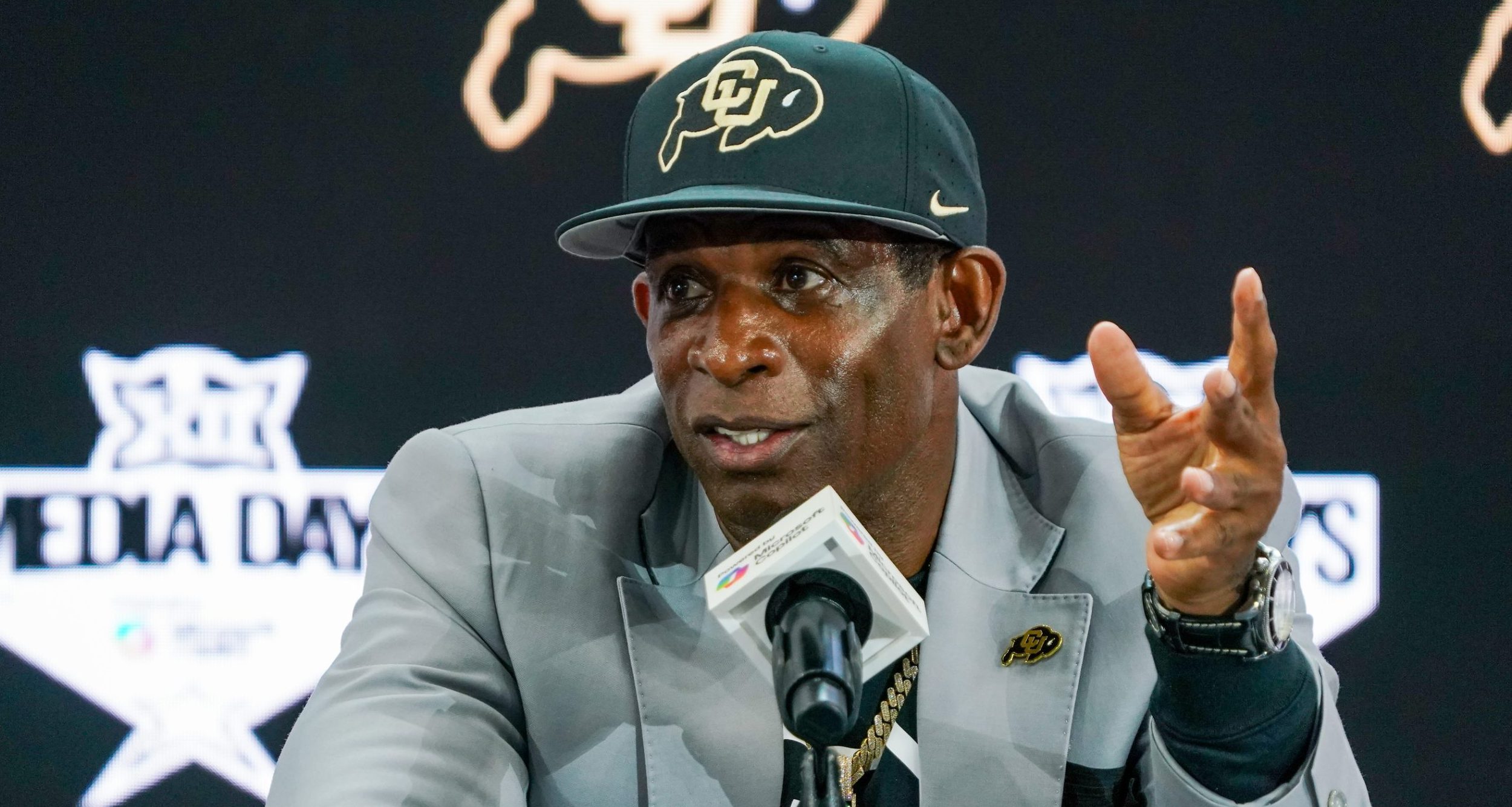 Colorado head coach Deion Sanders