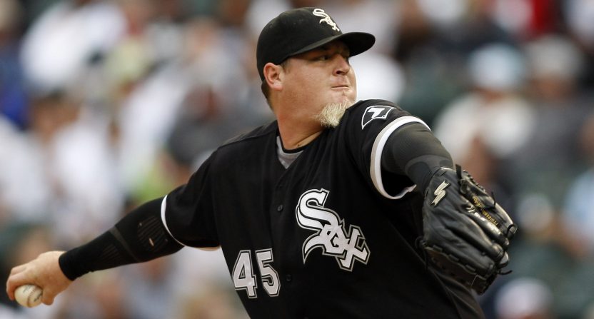 Chicago White Sox relief pitcher Bobby Jenks