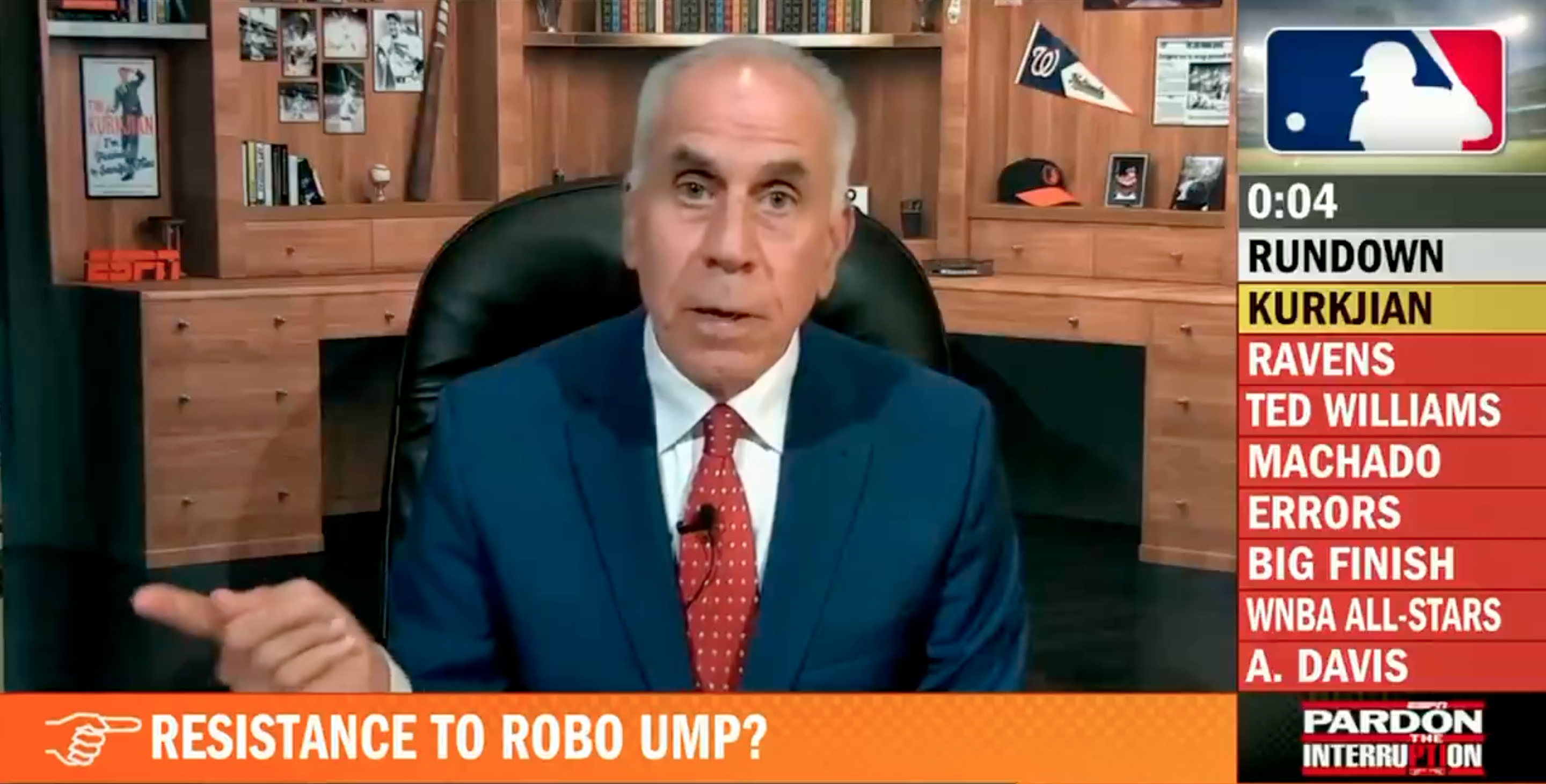 ESPN MLB reporter Tim Kurkjian