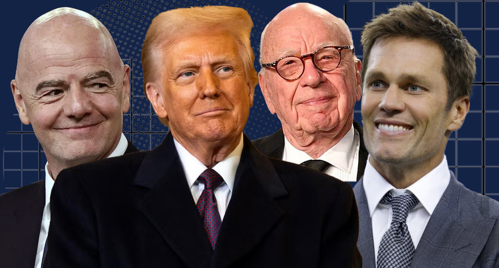 Gianni Infantino, Donald Trump, Rupert Murdoch, Tom Brady attend FIFA Club World Cup together
