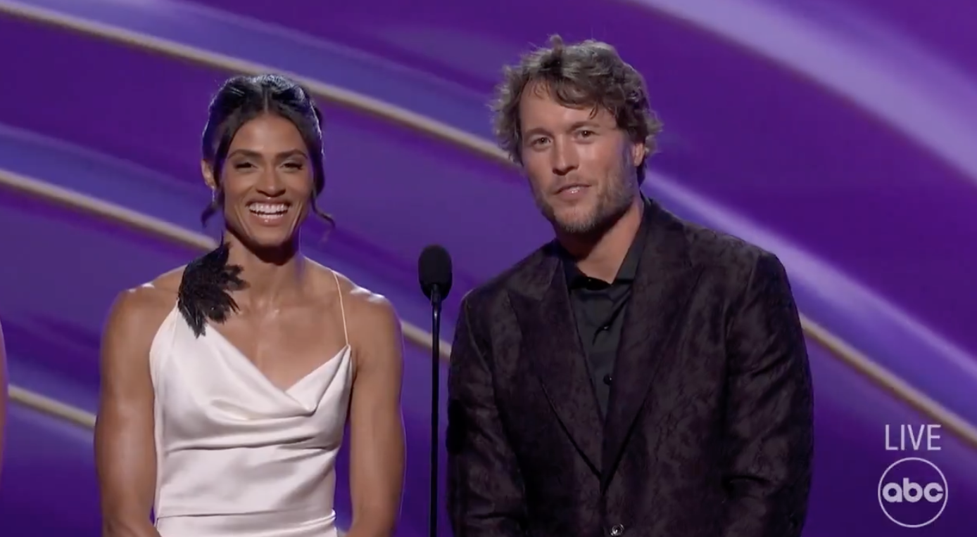 Matthew Stafford ESPYs teleprompter