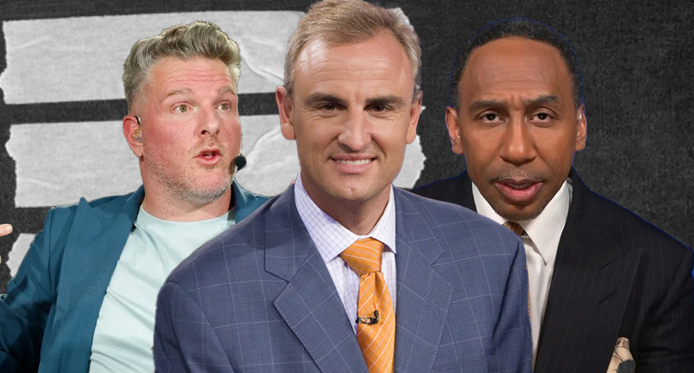 Pat McAfee, Trey Wingo, Stephen A. Smith ESPN