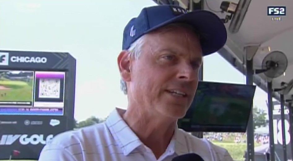 While in attending LIV Golf's Chicago tournament, Colin Cowherd raved about the event and league in an interview with Rachel Drummond. Photo Credit: FS2.