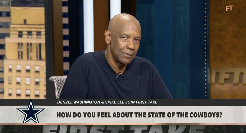 Denzel Washington rips Cowboys, Jerry Jones during ‘First Take’ appearance: ‘He’s thinking about his pocket’