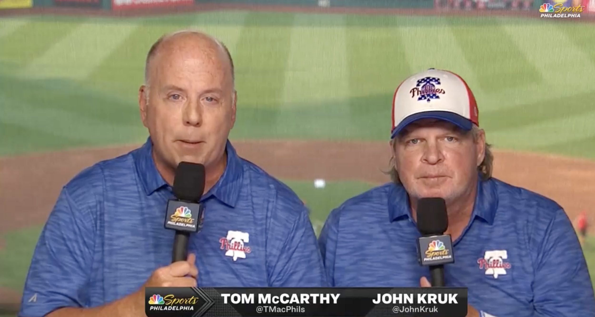 Tom McCarthy and John Kruk