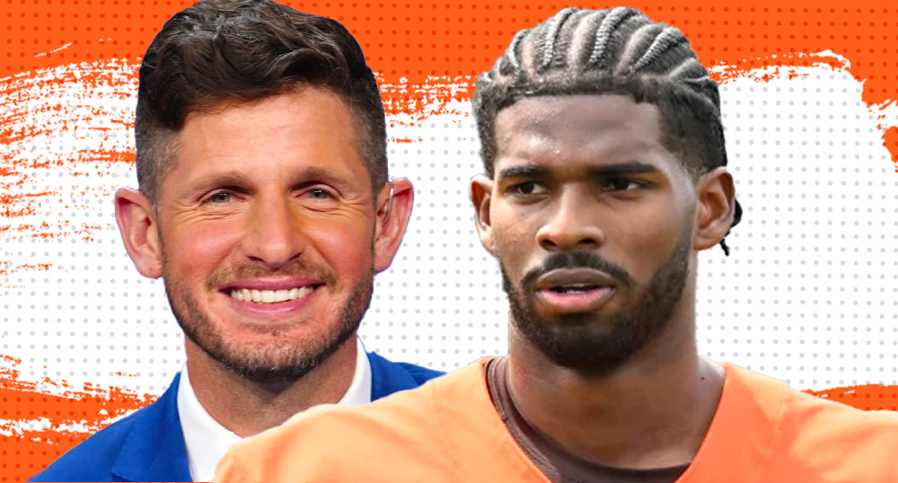 Dan Orlovsky and Shedeur Sanders, edit via Liam McGuire