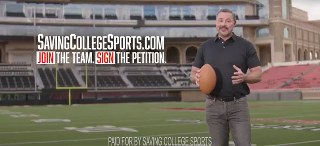 Billionaire booster to run ads calling for Congress to allow national college sports TV package