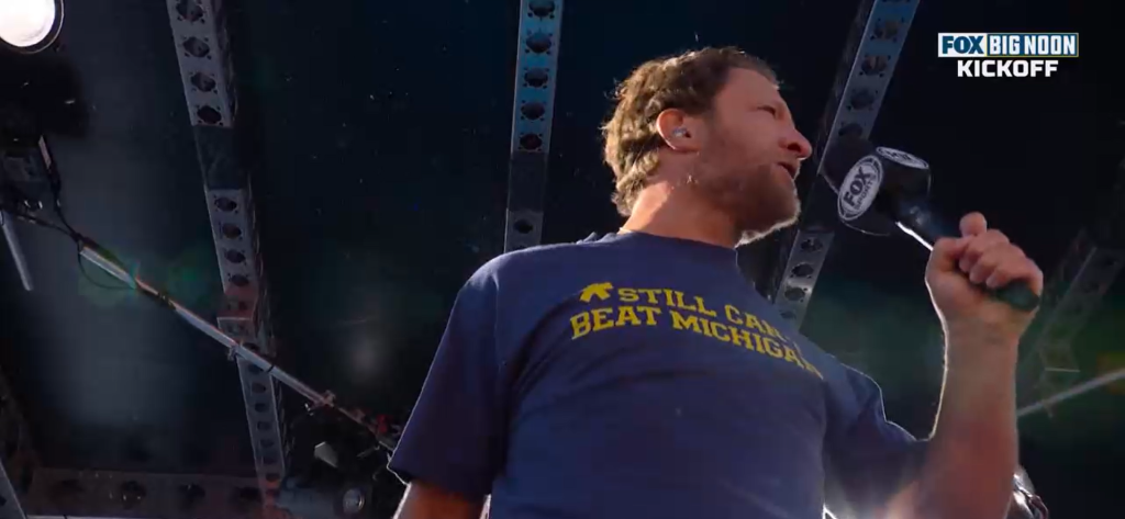 Dave Portnoy cuts WWE-style promo, calls Ryan Day ‘soft’ in ‘Big Noon Kickoff’ debut