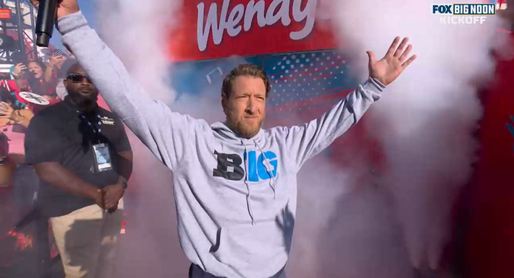 Dave Portnoy brought pro wrestling theatrics to ‘Big Noon Kickoff,’ but will anyone play along?