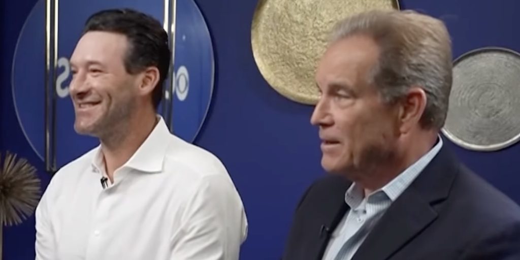 Tony Romo gave his best Trevor Immelman impression, and it was… something