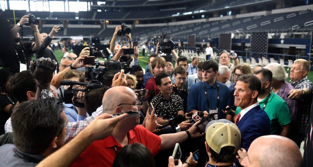 Oklahoma is selling fan access to press conferences