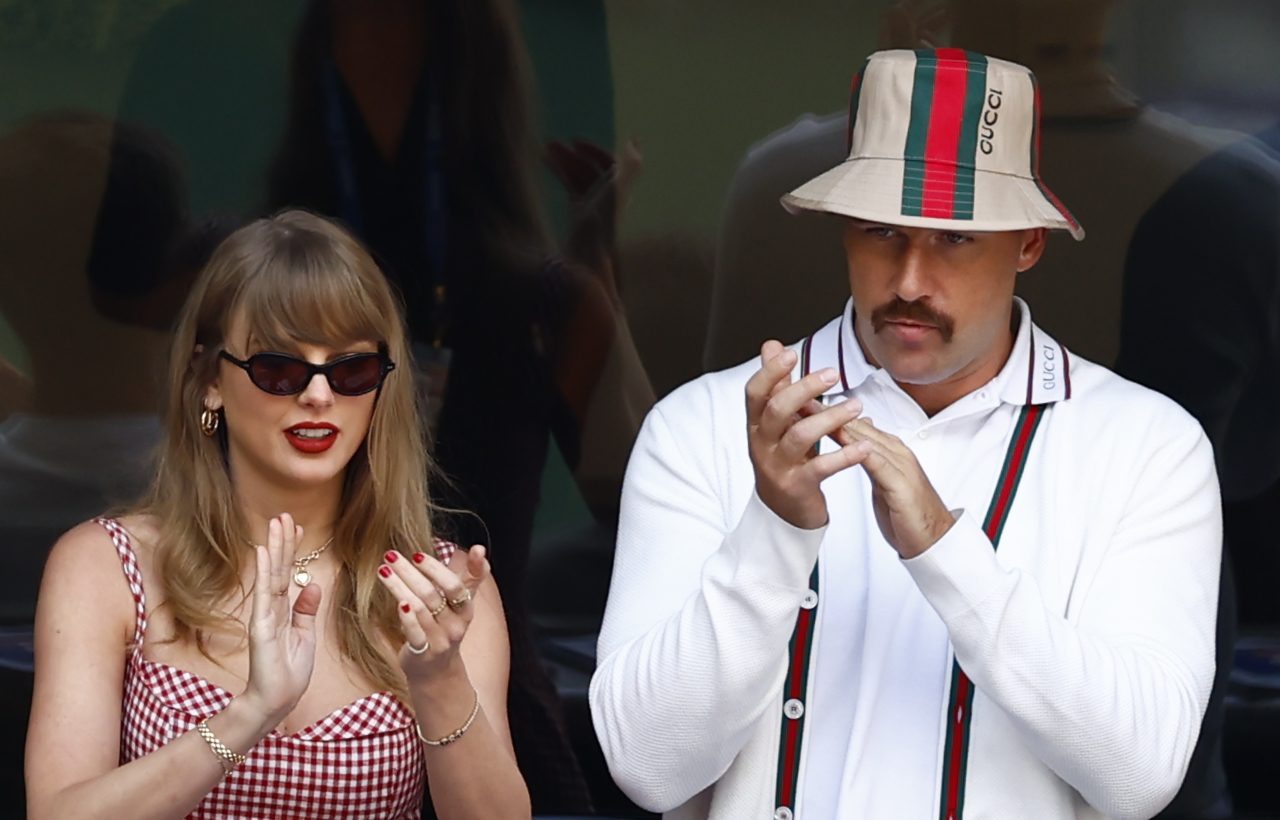 What kind of viewership numbers will Taylor Swift's New Heights appearance on Wednesday get? Will it break an all-time record? Mandatory Credit: Mike Frey-Imagn Images