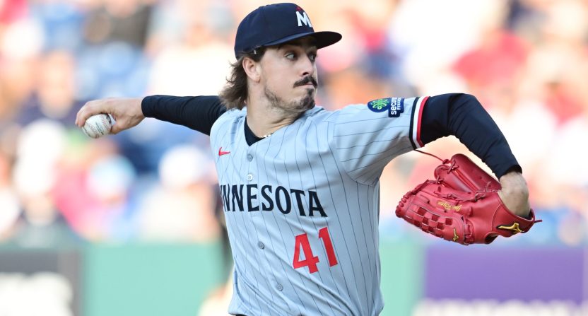 While Joe Ryan was not traded at the deadline, the Minnesota Twins ace thought otherwise after seeing a report from Fox on X. Mandatory Credit: Ken Blaze-Imagn Images