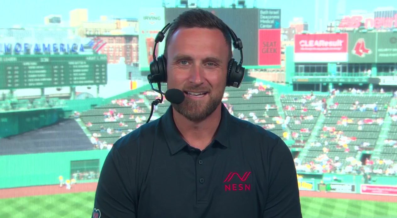 Red Sox announcer Will Middlebrooks pointed out the irony of the Astros taking issue with the Red Sox stealing signs. Photo Credit: NESN.