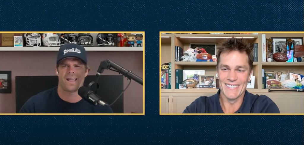 Greg Olsen and Tom Brady discuss their friendly Fox competition