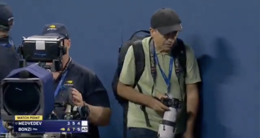 Ousted U.S. Open photographer likens punishment for stepping onto court to ‘lynching’