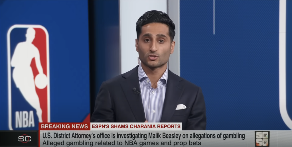 Shams Charania offers misleading report on Malik Beasley’s status amid federal gambling probe
