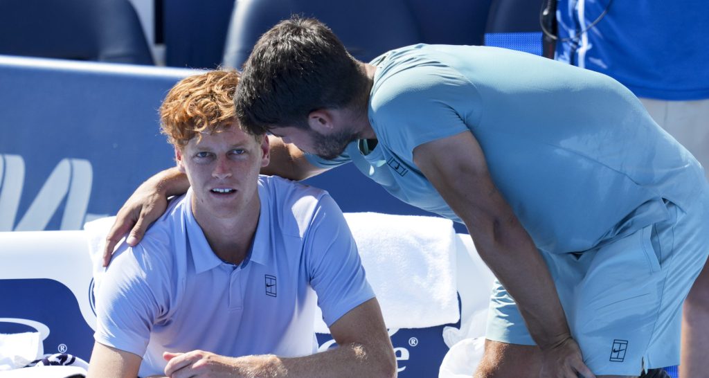Carlos Alcaraz offers camera tribute after Jannik Sinner retires from Cincinnati Open final