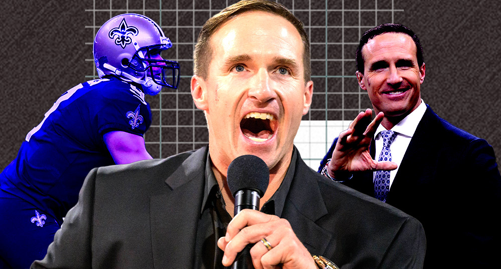 Drew Brees can’t stop talking about how great he’d be at broadcasting jobs he doesn’t have