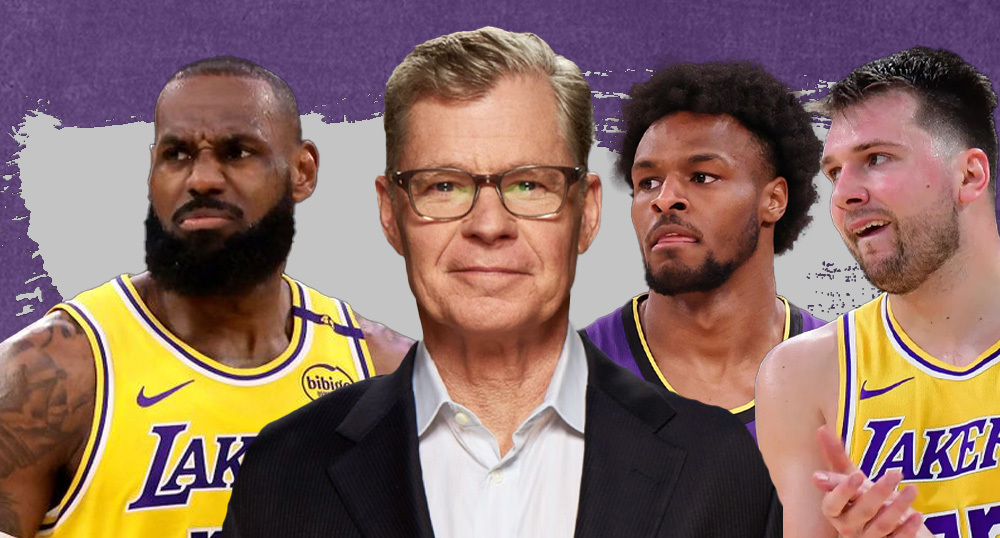 Dan Patrick rips Bronny James for skipping Luka Dončić’s contract extension presser: ‘It’s awkward’