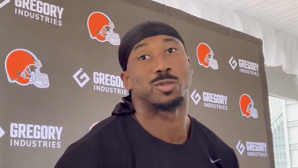 Myles Garrett stonewalls speeding questions: ‘I’m going to need you to ask a different question’