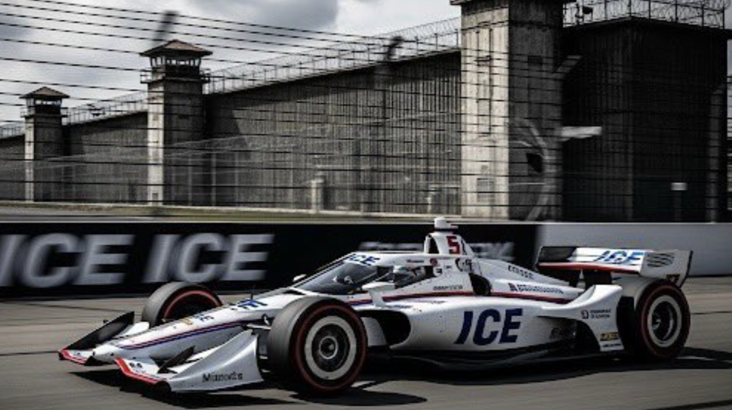Speedway Slammer ICE Department of Homeland Security IndyCar