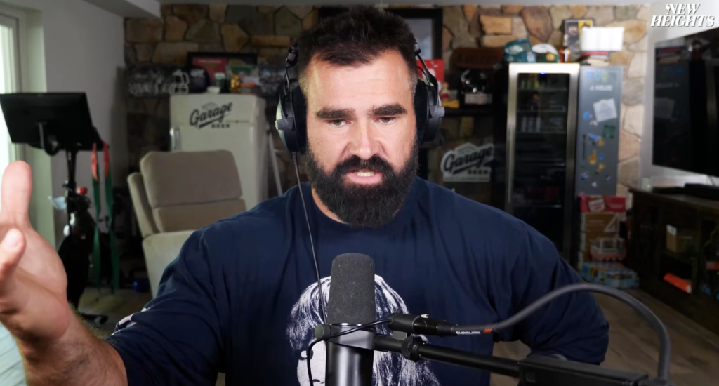 Jason Kelce was the true breakout star of the Taylor Swift ‘New Heights’ podcast