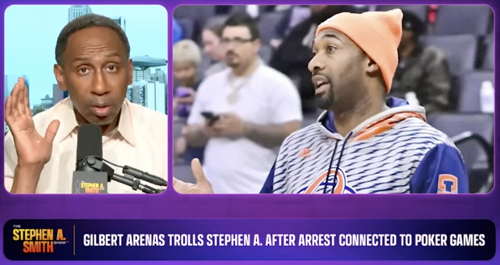 Stephen A. Smith sends warning to Gilbert Arenas: ‘This is not a game’