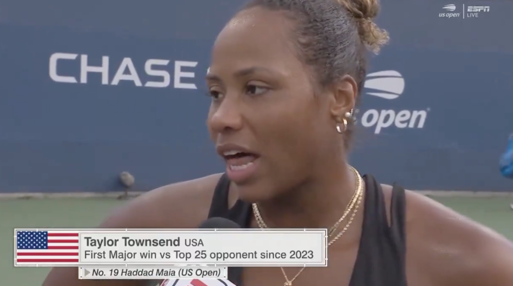 Taylor Townsend addresses heated US Open match: ‘She said I have no class’